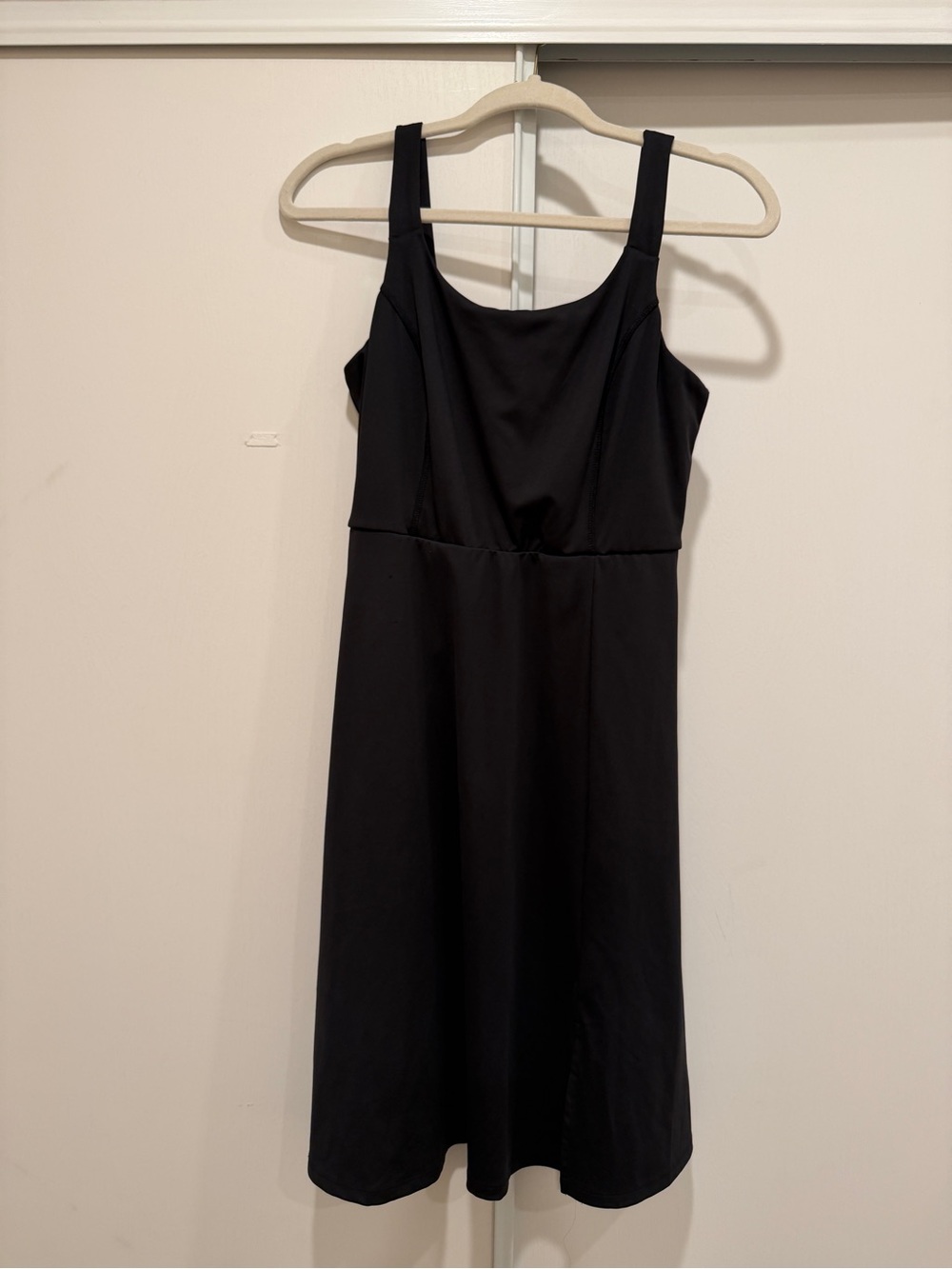 Lularoe Classic Black Sleeveless Dress skater fit and flare size s cross back